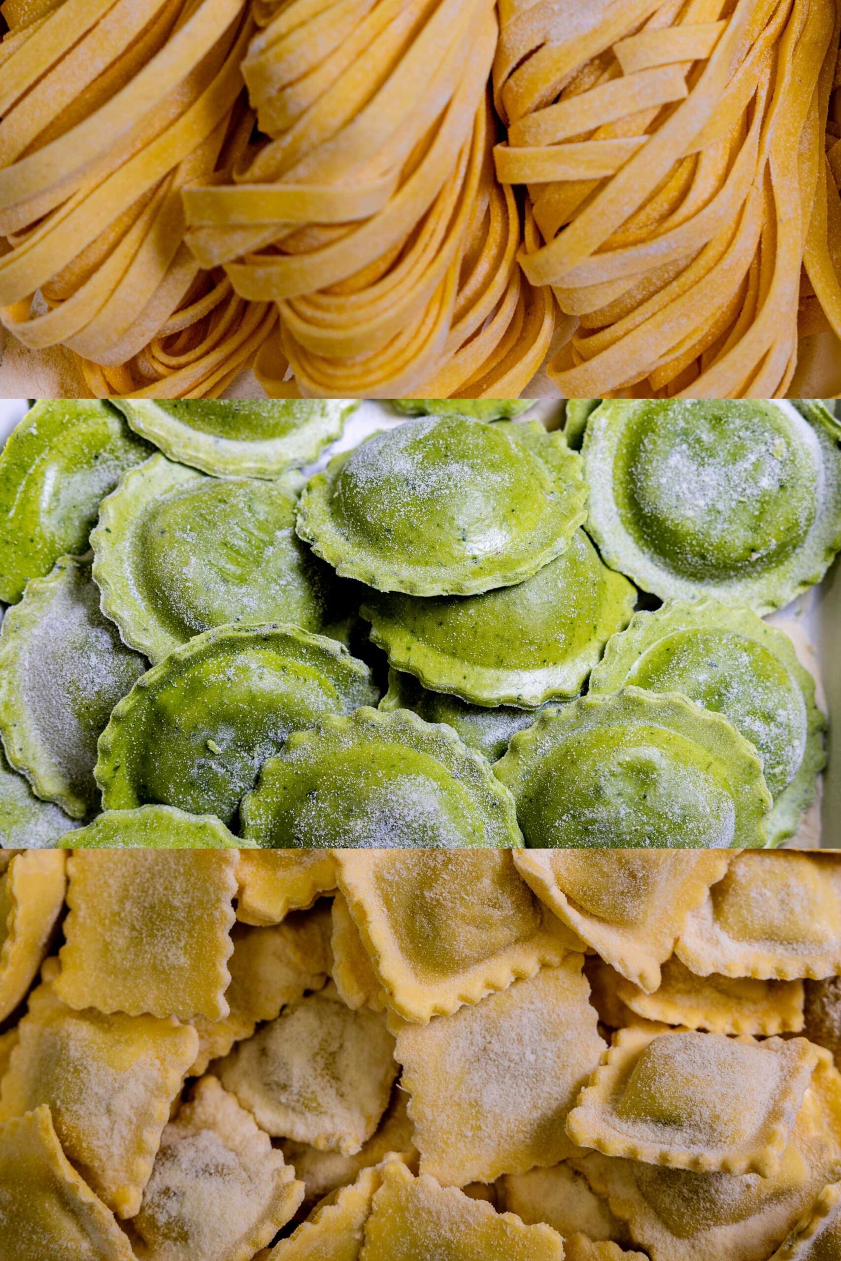 tagliatelle ravioli e pansotti fatti in casa